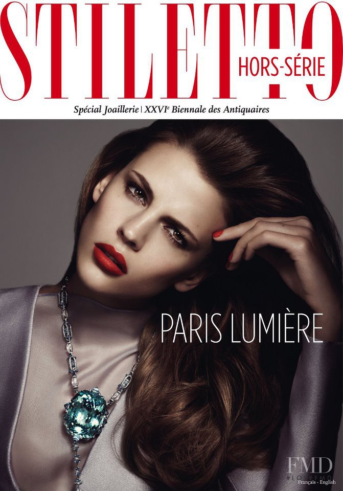 Adina Forizs featured on the Stiletto cover from September 2012