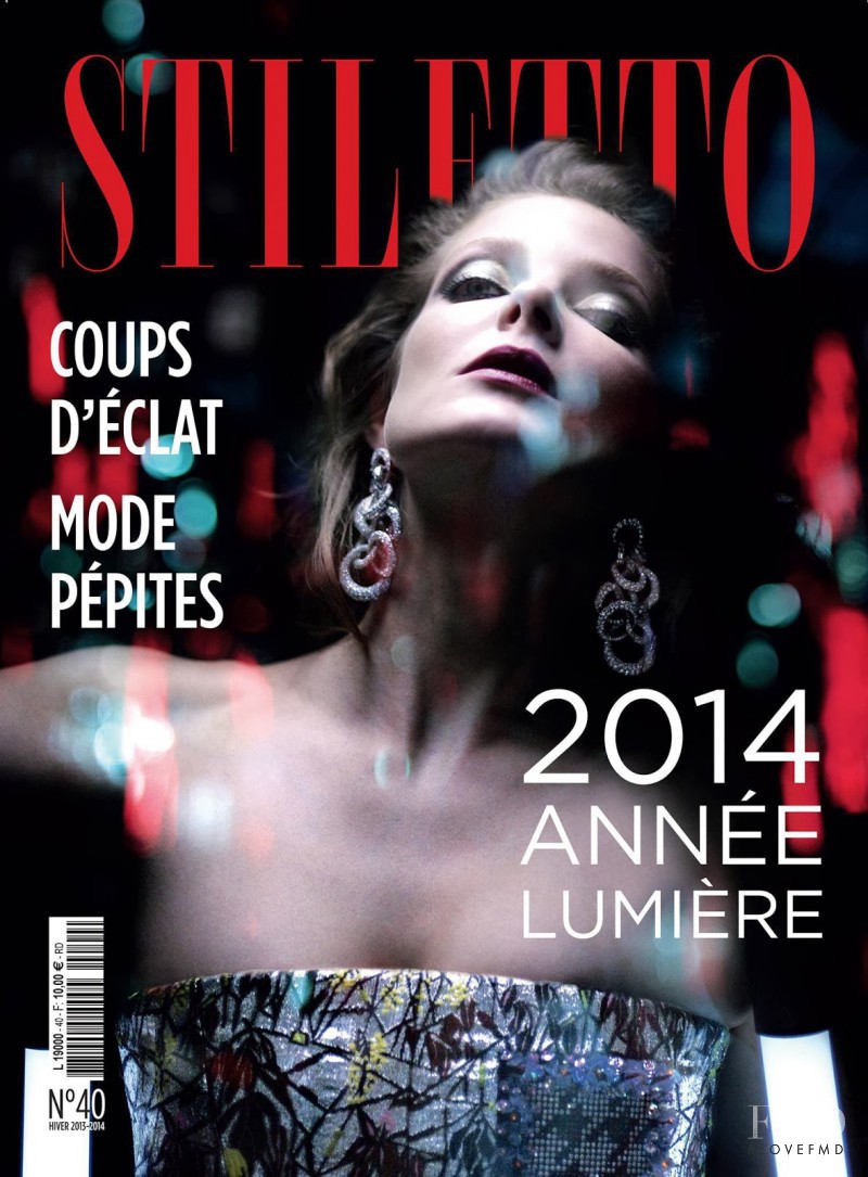 Eniko Mihalik featured on the Stiletto cover from December 2013