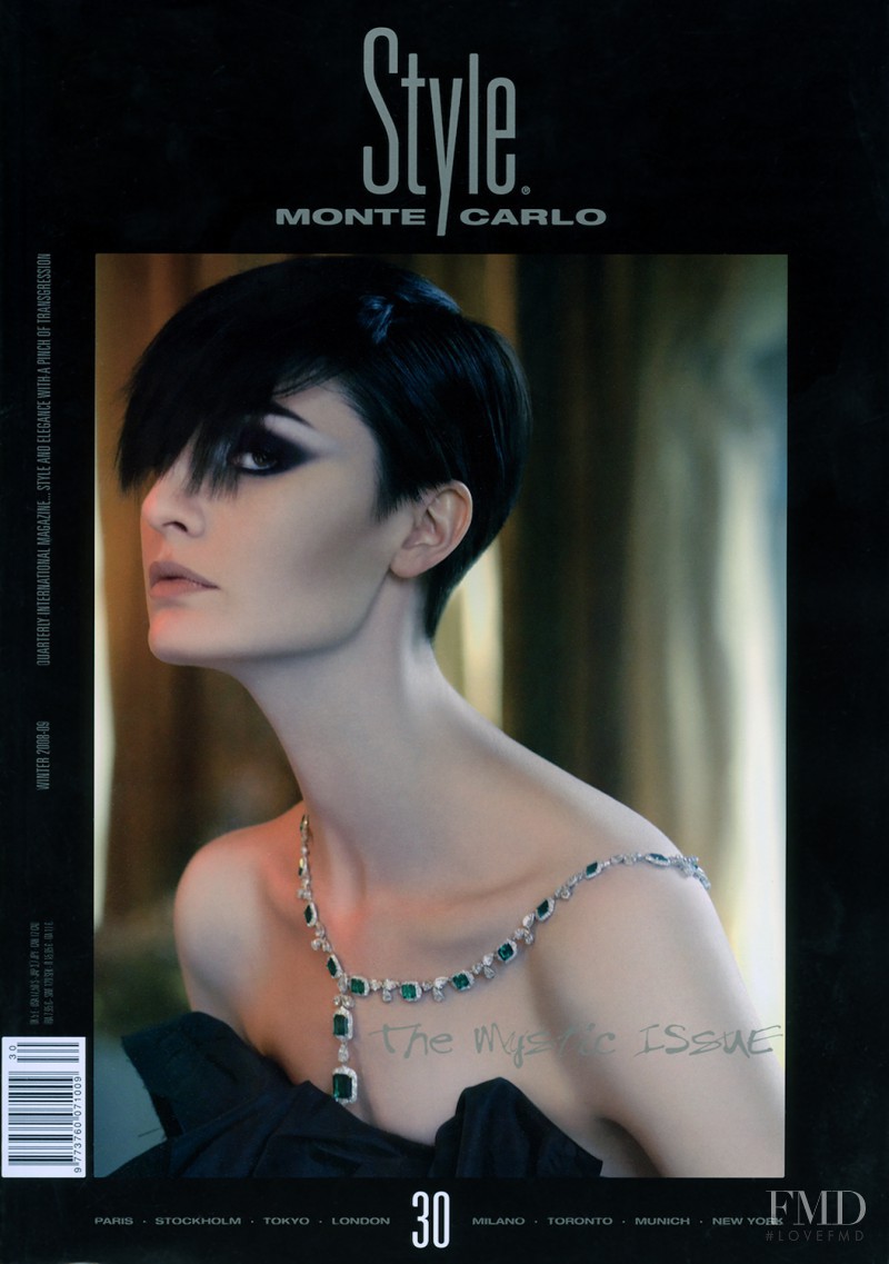 Erin O%Connor featured on the Style Monte Carlo cover from September 2008