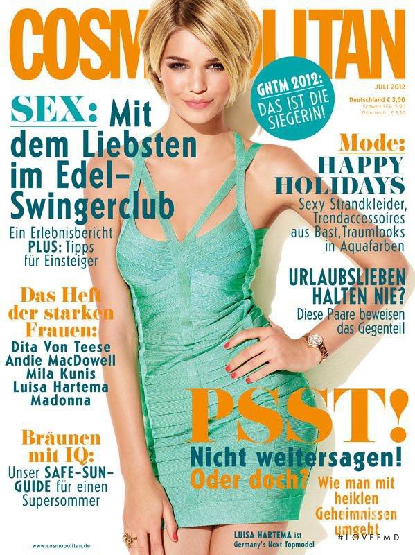 Luisa Hartema

 featured on the Cosmopolitan Germany cover from July 2012