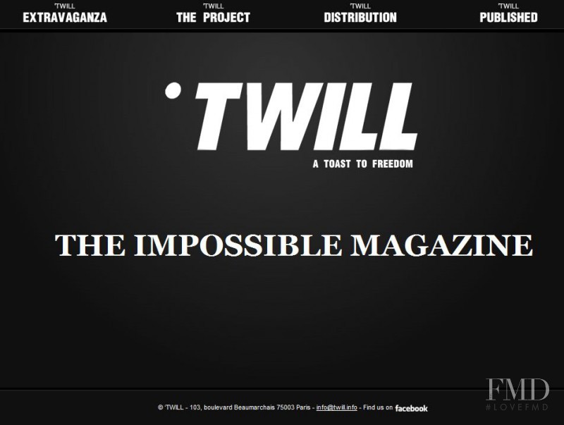  featured on the Twill.info screen from April 2010