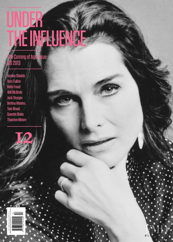 Brooke Shields featured on the Under the influence cover from March 2013