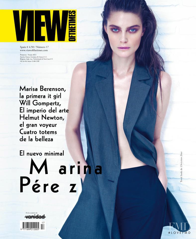 Marina Pérez featured on the View of the times cover from March 2013