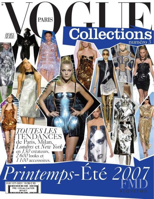  featured on the Vogue Collections Paris cover from November 2006