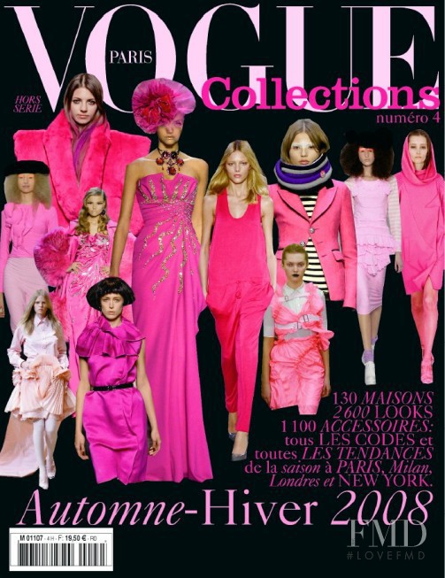  featured on the Vogue Collections Paris cover from April 2007