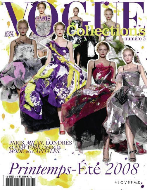  featured on the Vogue Collections Paris cover from November 2007