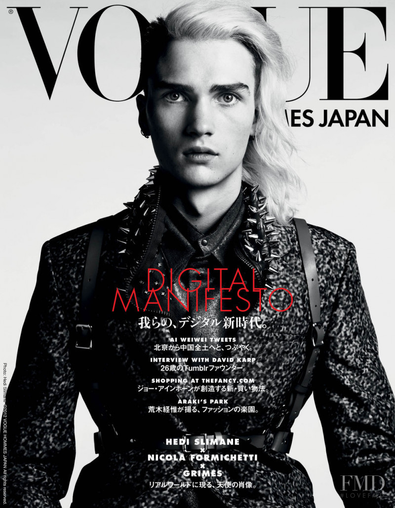  featured on the Vogue Hommes Japan cover from September 2012