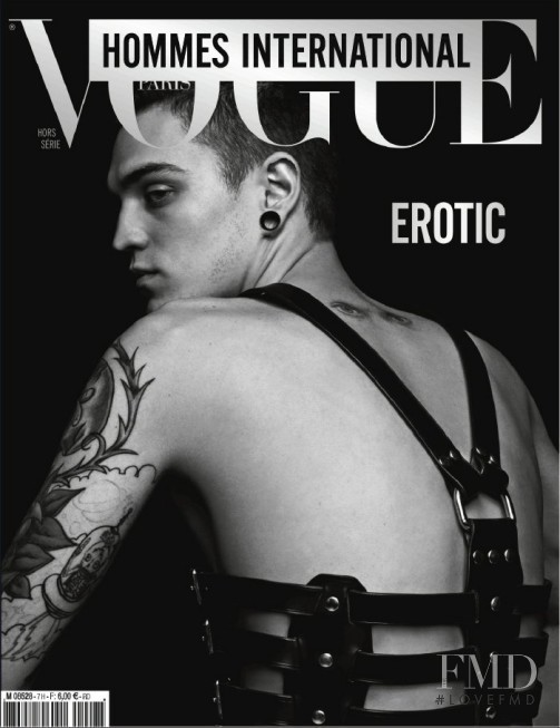  featured on the Vogue Hommes International cover from March 2008