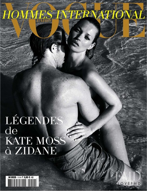 Kate Moss featured on the Vogue Hommes International cover from March 2012