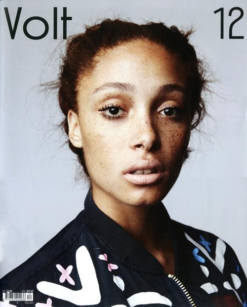 Adwoa Aboah featured on the Volt cover from September 2013