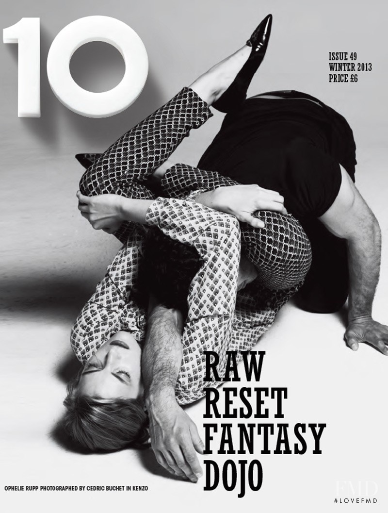 Ophelie Rupp featured on the 10 Magazine cover from December 2013
