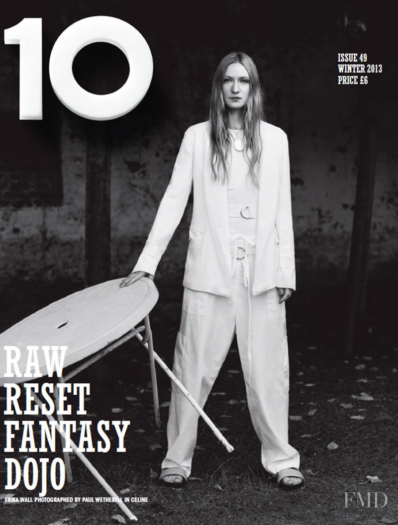 Erika Wall featured on the 10 Magazine cover from December 2013