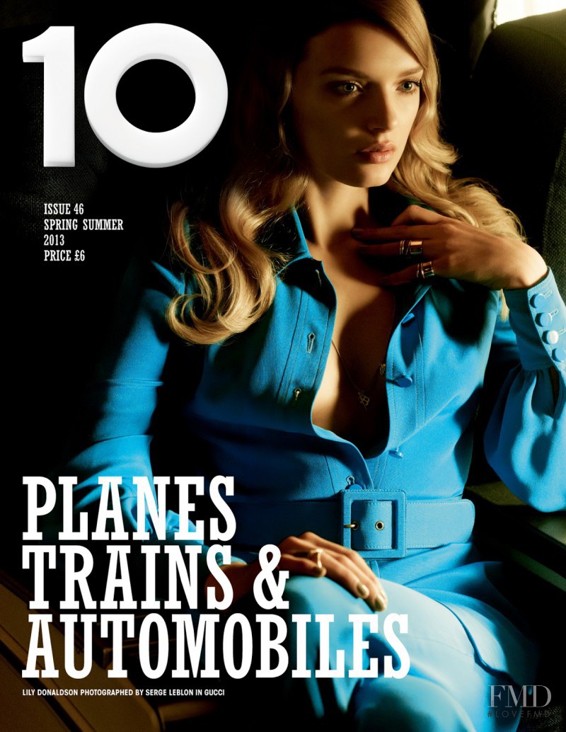 Lily Donaldson featured on the 10 Magazine cover from March 2013