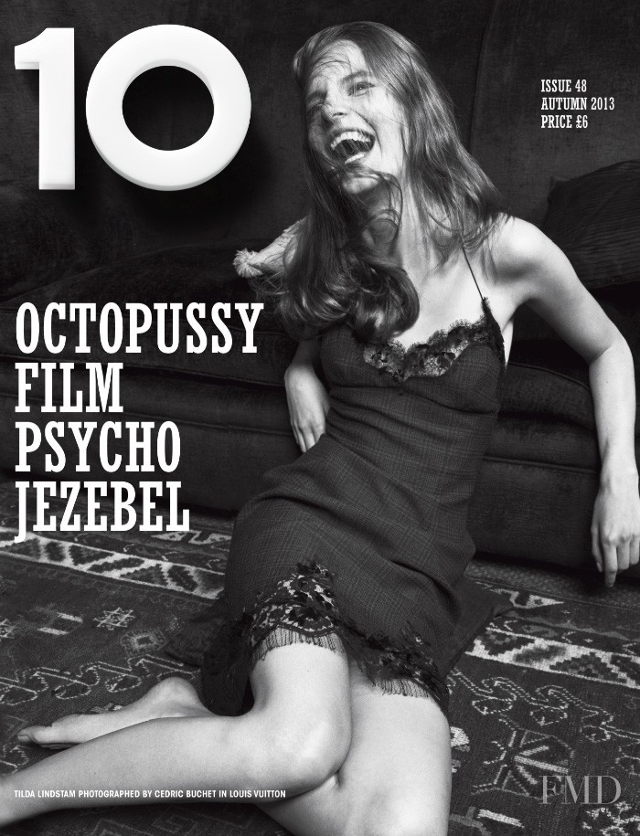 Tilda Lindstam featured on the 10 Magazine cover from September 2013