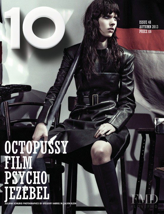Juliana Schurig featured on the 10 Magazine cover from September 2013
