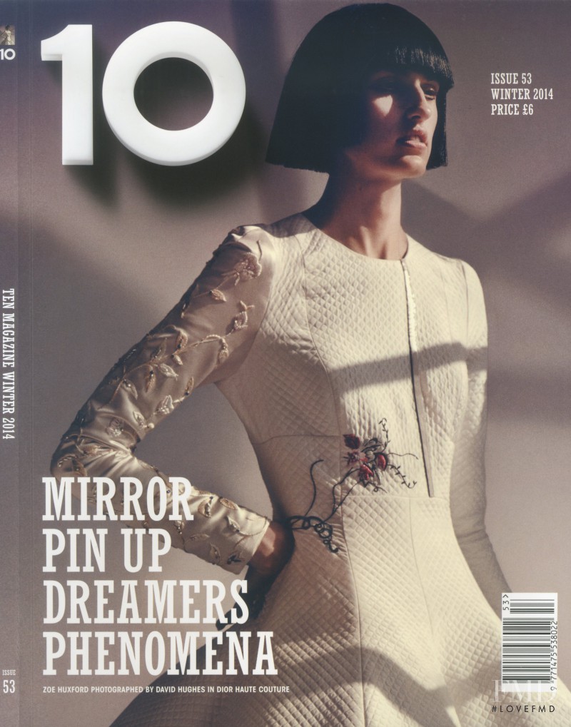 Zoe Huxford featured on the 10 Magazine cover from November 2014