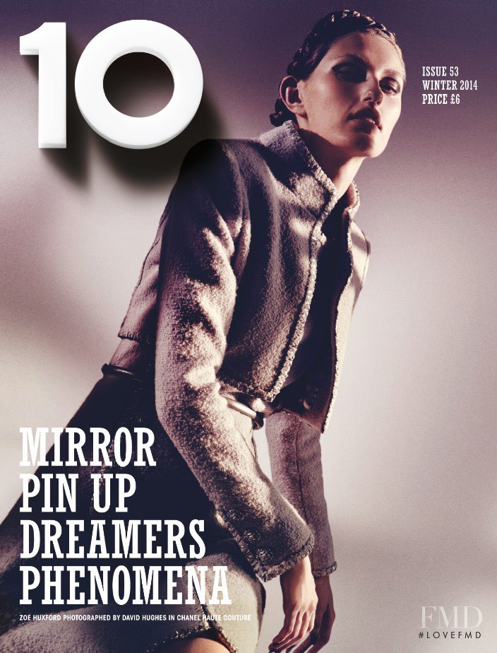 Zoe Huxford featured on the 10 Magazine cover from November 2014