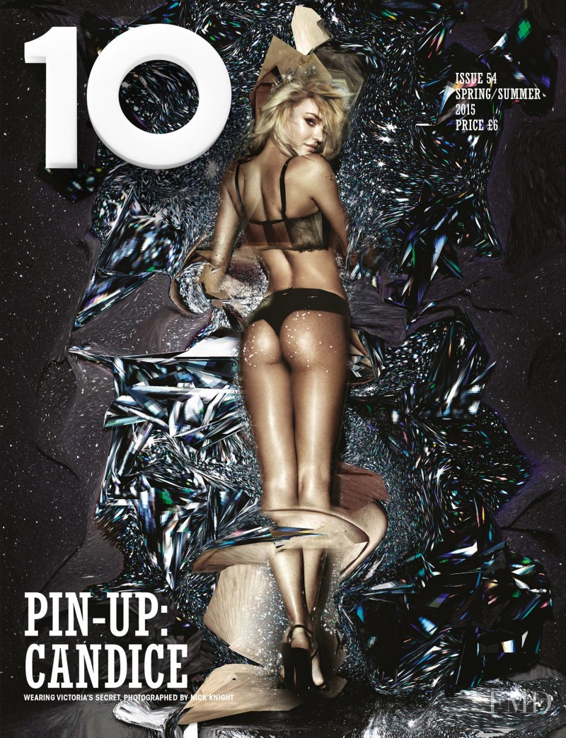 Candice Swanepoel featured on the 10 Magazine cover from February 2015