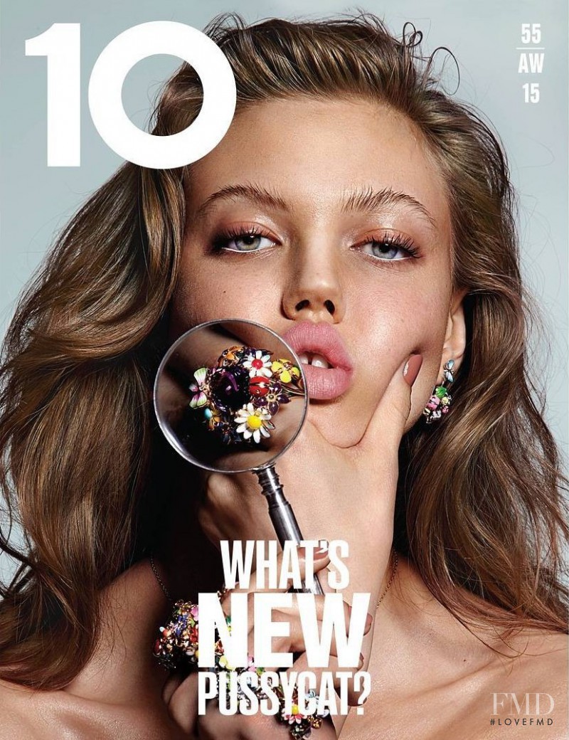 Lindsey Wixson featured on the 10 Magazine cover from September 2015