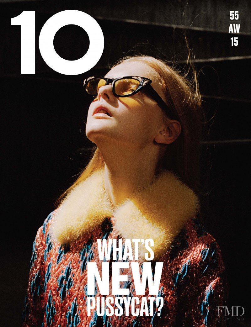 Unia Pakhomova featured on the 10 Magazine cover from September 2015