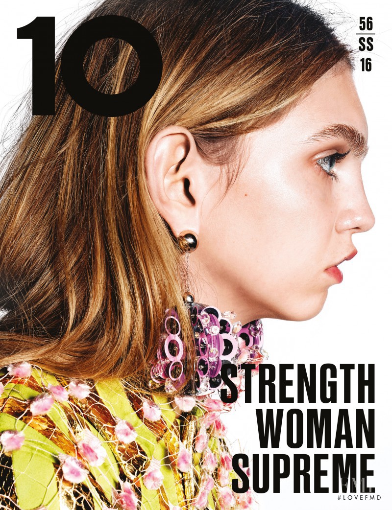 Molly Bair featured on the 10 Magazine cover from February 2016