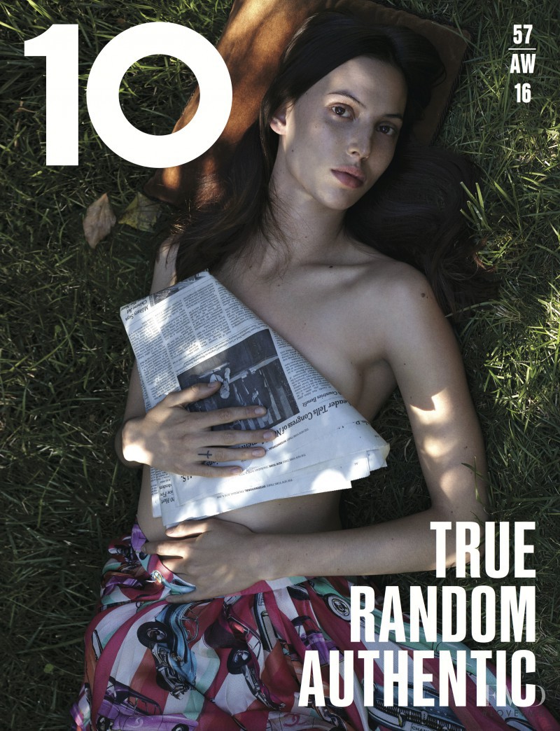 Ruby Aldridge featured on the 10 Magazine cover from September 2016