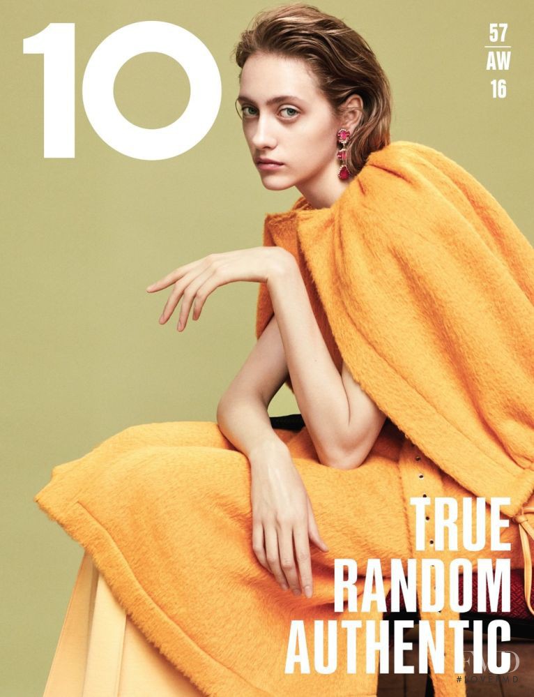 Lia Pavlova featured on the 10 Magazine cover from September 2016