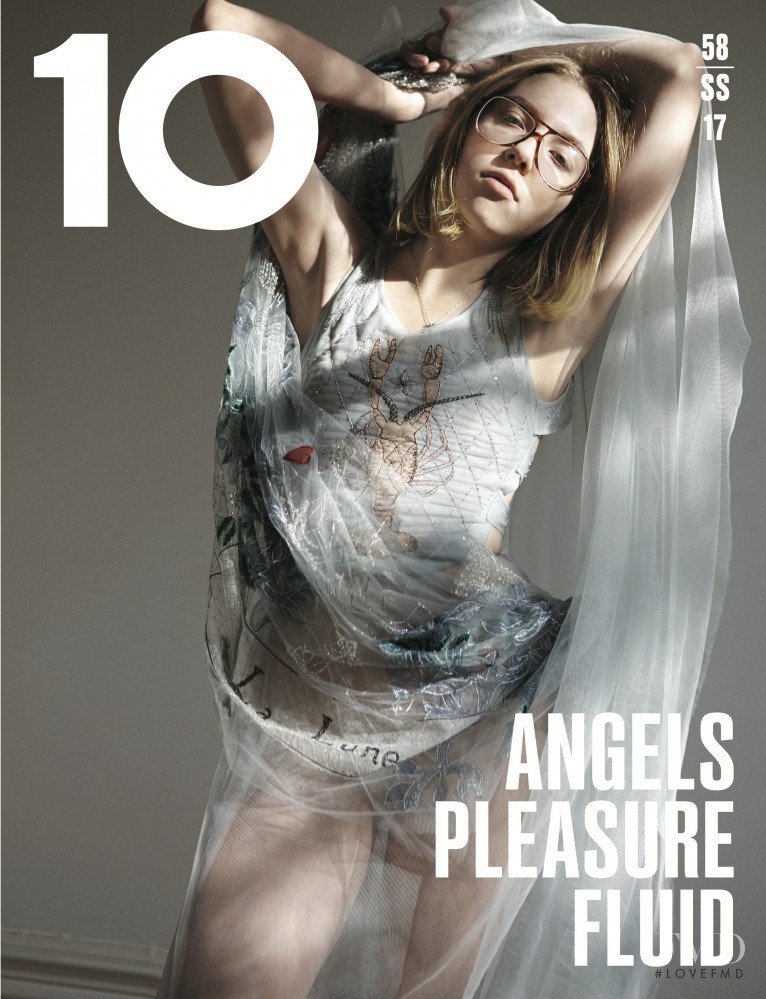 Zora Sicher featured on the 10 Magazine cover from February 2017