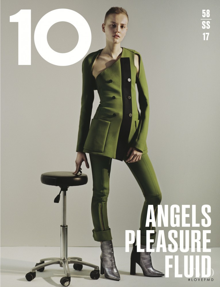 Lina Hoss featured on the 10 Magazine cover from February 2017