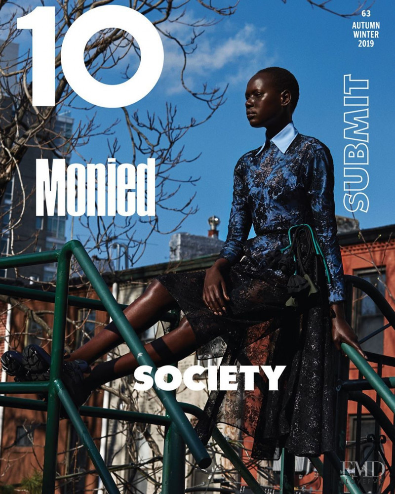 Ajak Deng featured on the 10 Magazine cover from September 2019