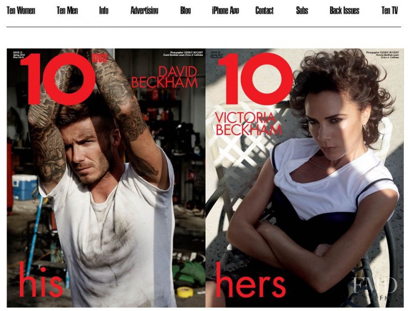  featured on the 10Magazine.com screen from April 2010