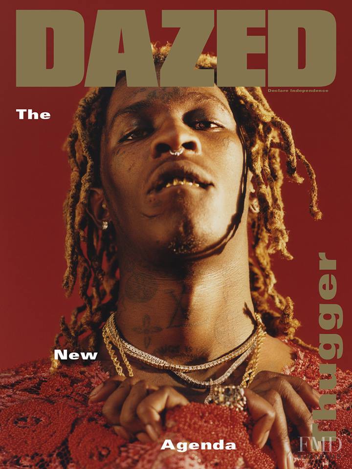 Young Thug featured on the Dazed cover from September 2015