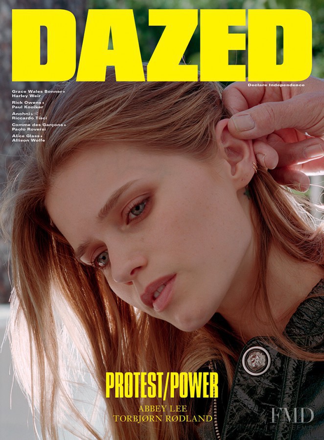Abbey Lee Kershaw featured on the Dazed cover from June 2016