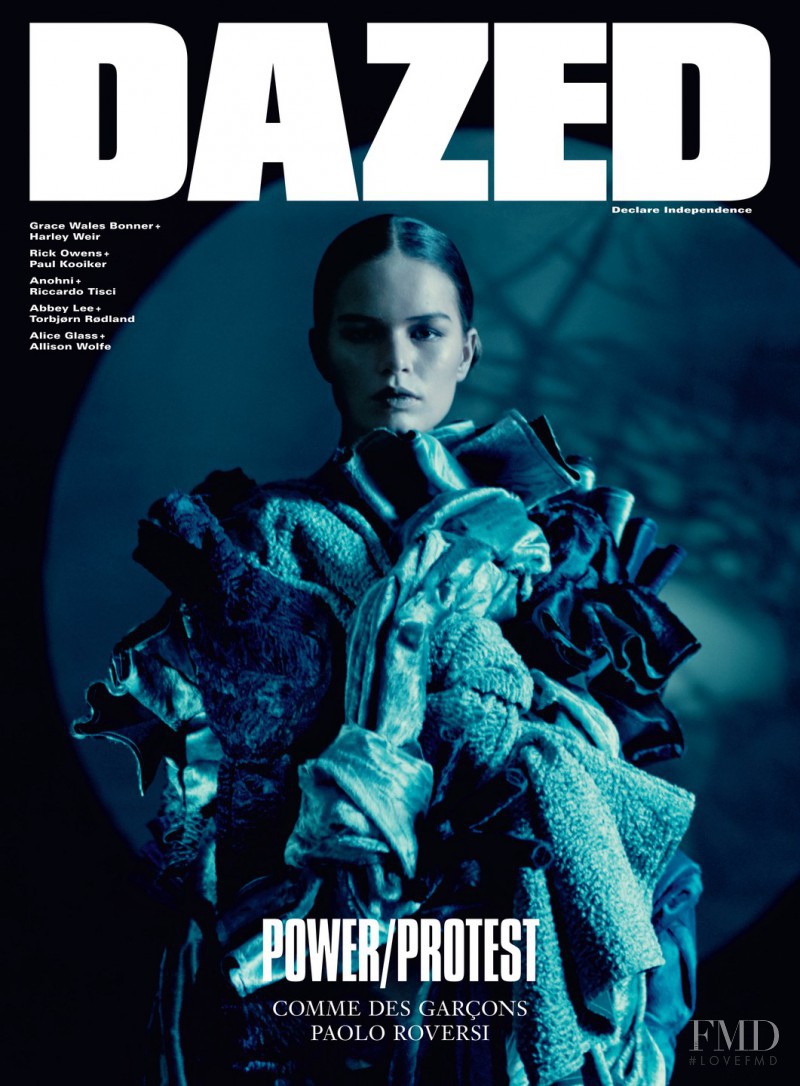 Anna Ewers featured on the Dazed cover from June 2016