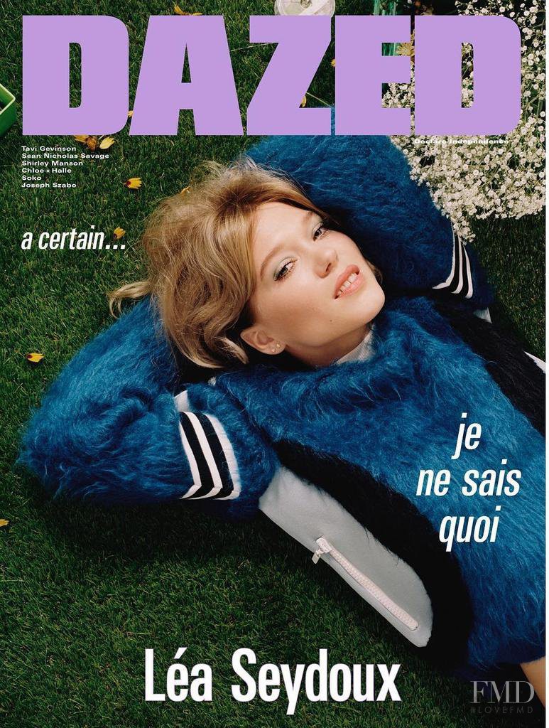 Lea Seydoux featured on the Dazed cover from September 2016