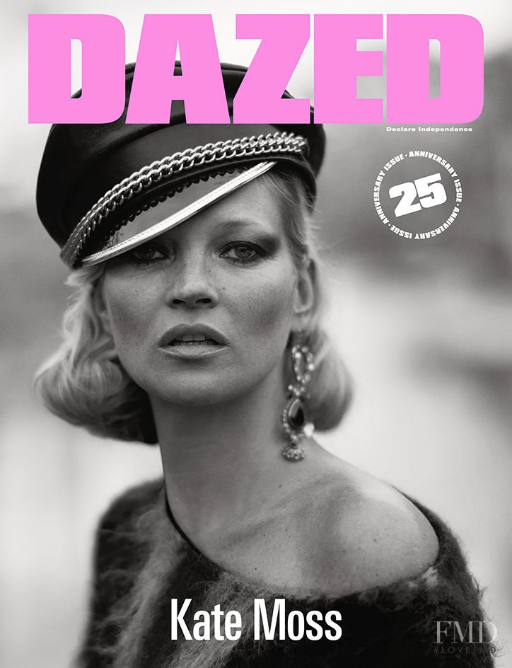 Kate Moss featured on the Dazed cover from September 2016