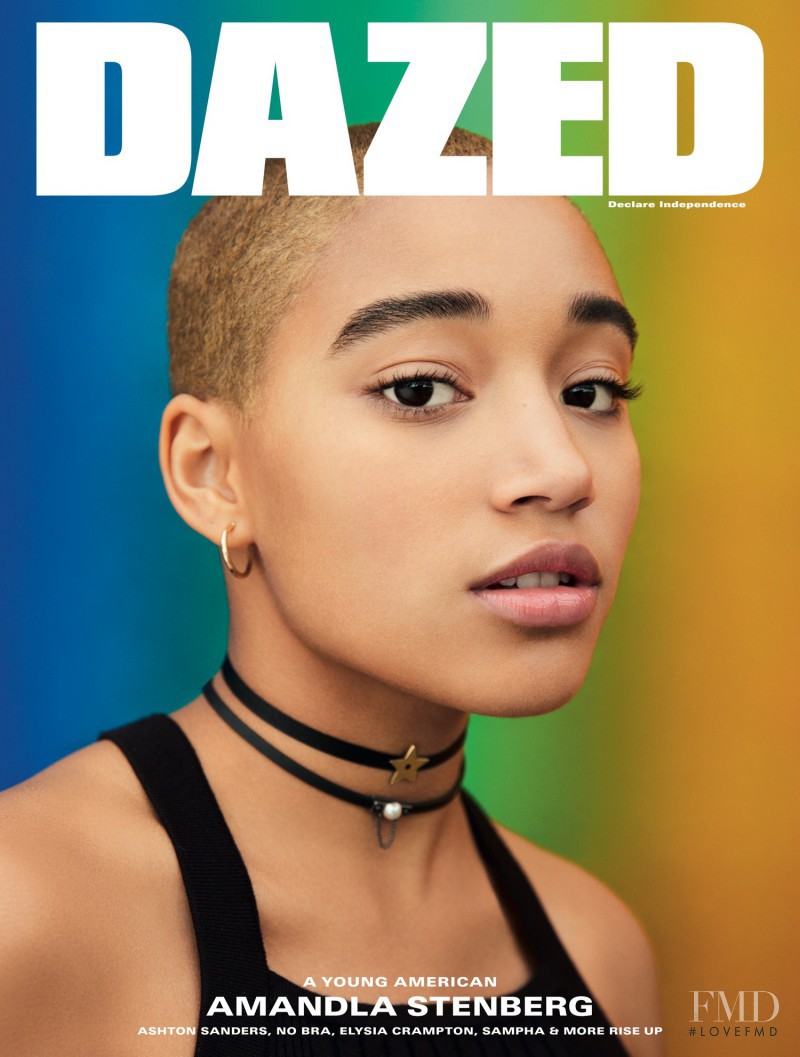 Amandla Stenberg featured on the Dazed cover from February 2017