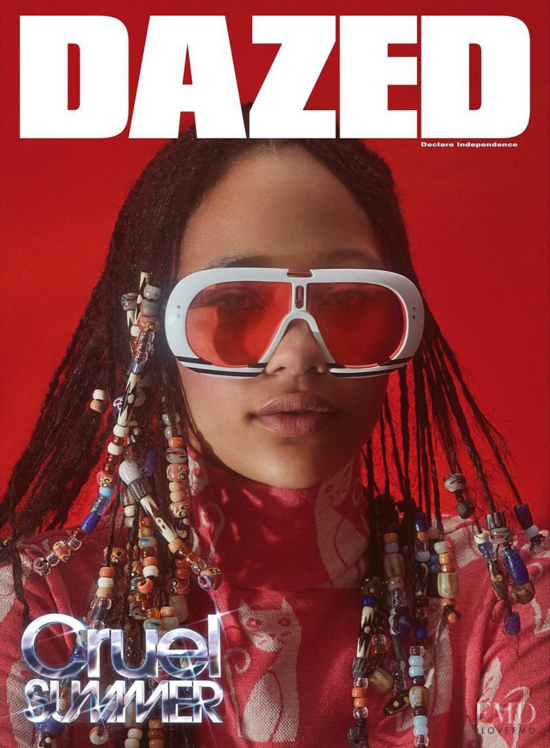 Selena Forrest featured on the Dazed cover from June 2017