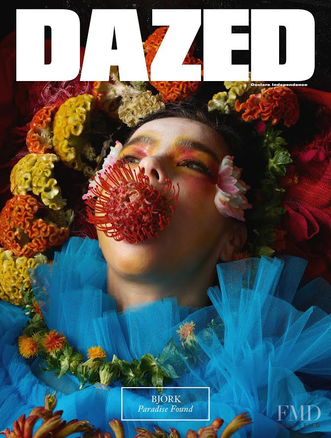 Björk featured on the Dazed cover from September 2017