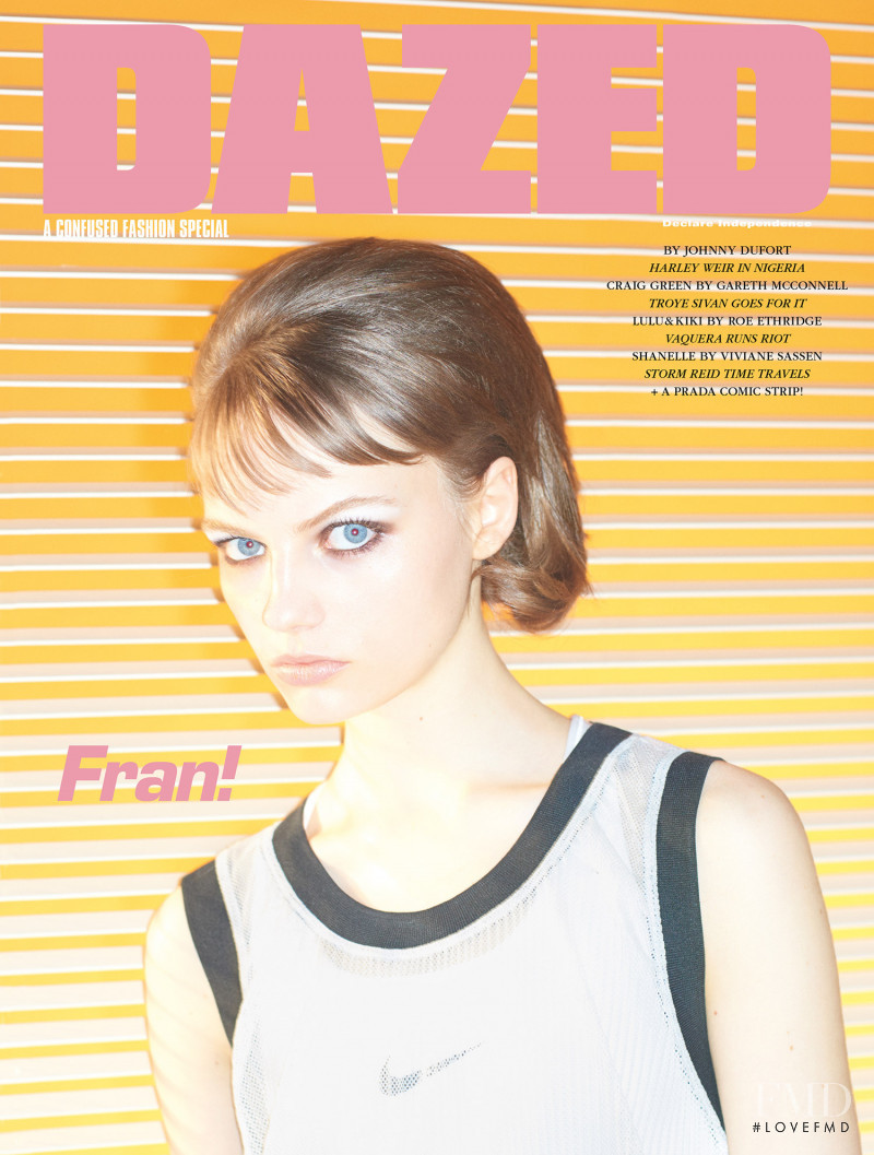 Fran Summers featured on the Dazed cover from February 2018