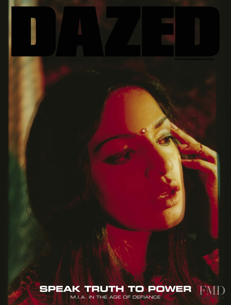 M.I.A. featured on the Dazed cover from October 2018