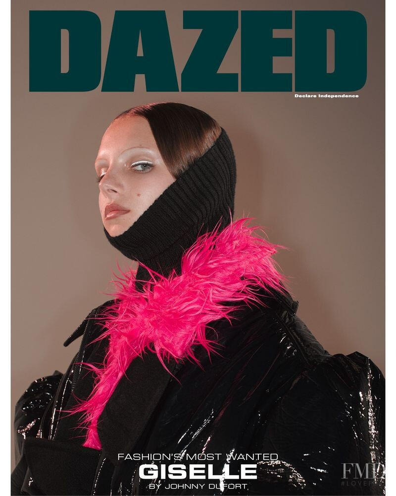 Giselle Norman featured on the Dazed cover from October 2018
