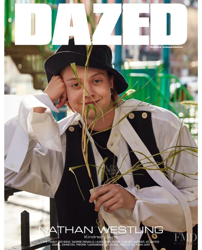 Nahan Westling featured on the Dazed cover from December 2019
