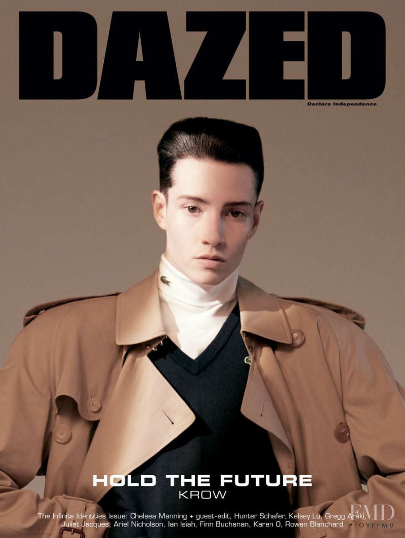 Krow Kian featured on the Dazed cover from February 2019