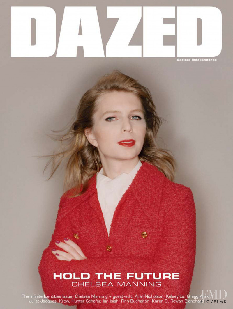 Chelsea Manning featured on the Dazed cover from February 2019