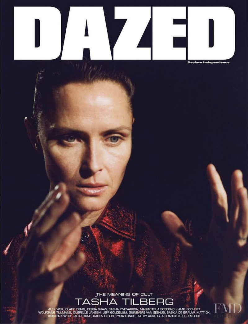 Tasha Tilberg featured on the Dazed cover from May 2019