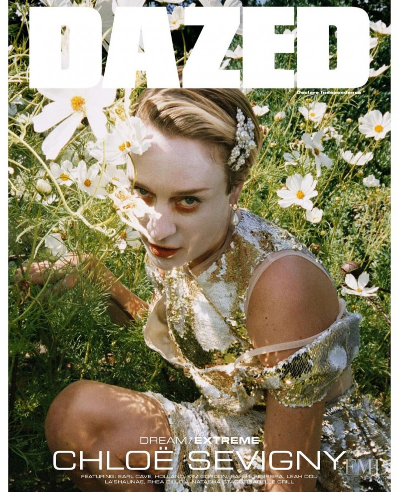 Chloe Sevigny featured on the Dazed cover from September 2019
