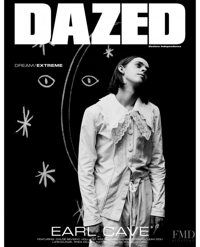 Earl Cave featured on the Dazed cover from September 2019
