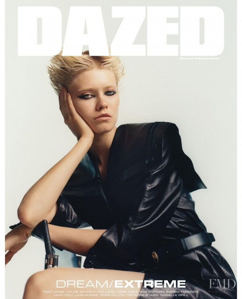 Maike Inga featured on the Dazed cover from September 2019