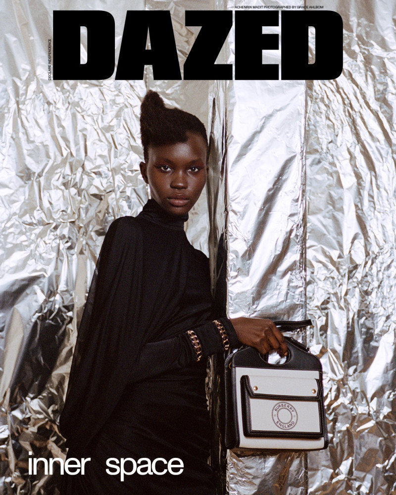 Achenrin Madit featured on the Dazed cover from September 2020